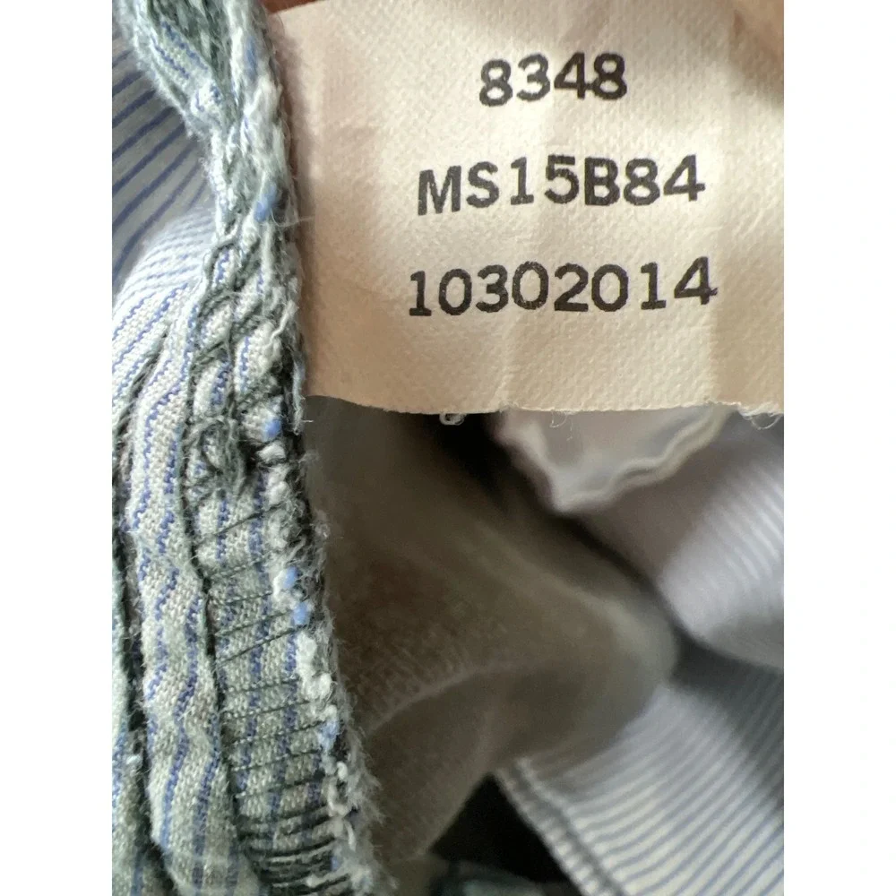 Peter Millar Mens 35 Pima Cotton‎ Flat Front Raleigh Washed Twill Chino Pants